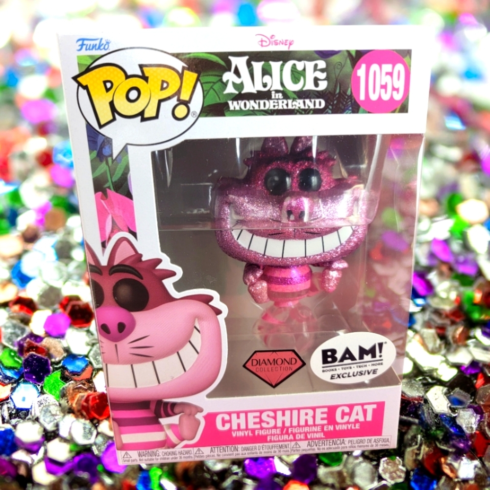 Chesire cat bam exclusive funko # 1059 (nib) With pop protector